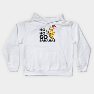 Ho Ho Go Bananas with lady banana Kids Hoodie